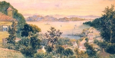 William M. Hart (1823-1894), River Scene Near Troy, 1849