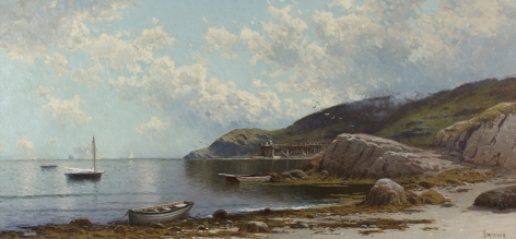 Alfred Thompson Bricher (1837-1908), Along the Shore, Bay of Fundy