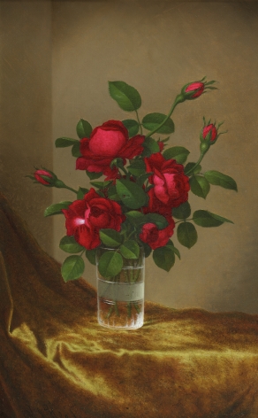 Martin Johnson Heade (1819-1904), Cluster of Roses in a Glass, circa 1885-1895