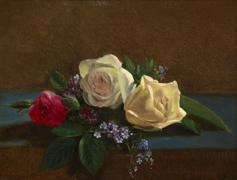 John O&#039;Brien Inman (1826-1896), Still Life with Roses