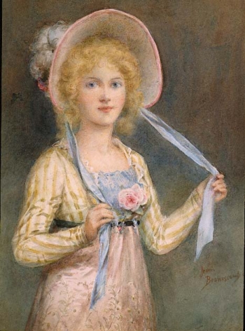 Jennie Augusta Brownscombe (1851-1936), Young Girl
