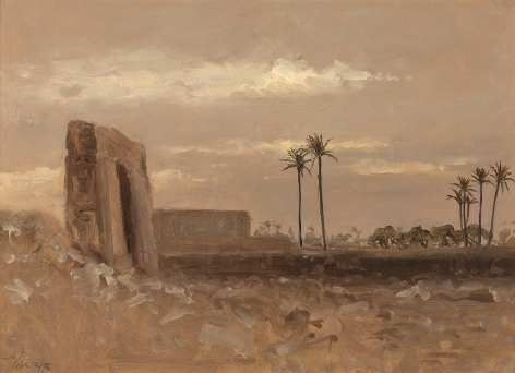 Lockwood de Forest (1850-1932), Ruins at Philae, Egypt&nbsp;&nbsp;&nbsp;&nbsp;