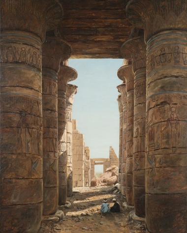 Lockwood de Forest (1850-1932), Ramesseum at Thebes, Egypt, circa 1876