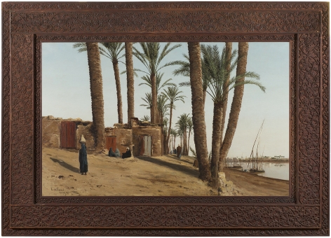 Lockwood de Forest (1850-1932), Bank of the Nile Opposite Cairo, Egypt, 1879-86