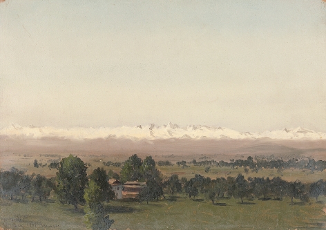 Lockwood de Forest (1850-1932), Himalayan Valley, Kashmir