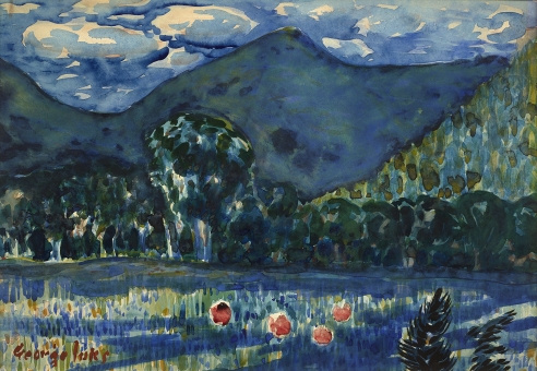 Watercolors by George Luks and other American Paintings