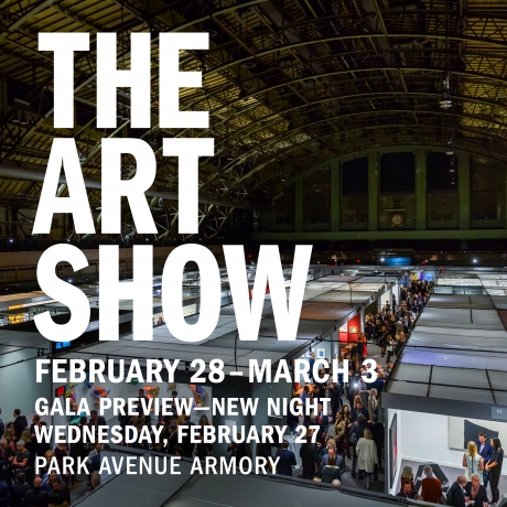 The Art Show logo with dates