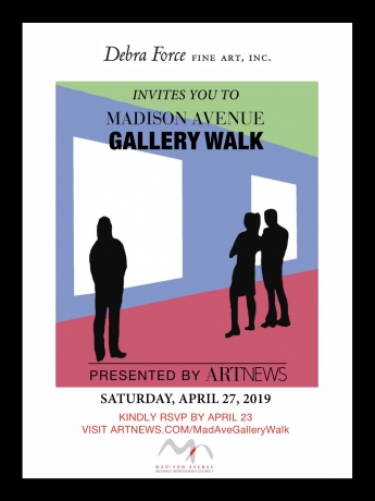 Madison Avenue Gallery Walk Logo with dates